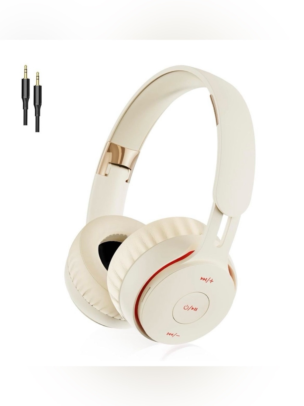 Wireless Bluetooth Headphones Over Ear, Hi-Fi Stereo Wireless Headphones Foldabl